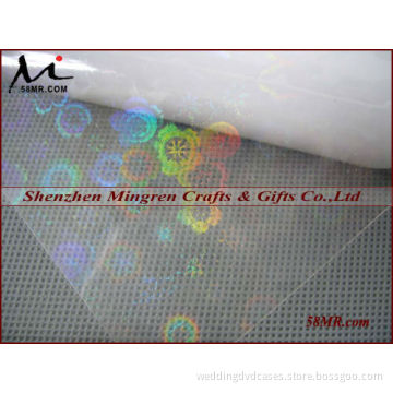 Plum Blossom cold laminating film roll,Photo Cold Lamination Film,Laser Texture Photo Cold Laminating Film